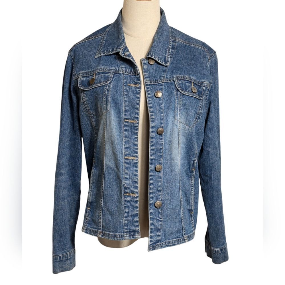 Kikit by Maurice Sasson Vintage Denim Shirt Jacket